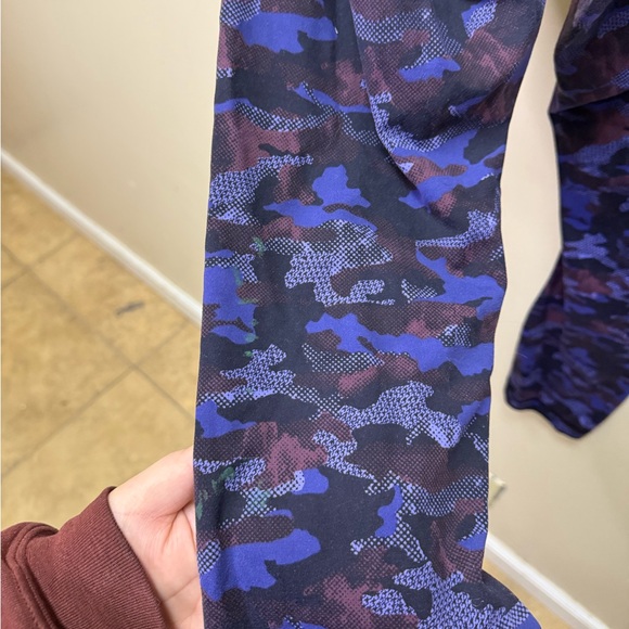 Lululemon Wunder Under Purple Camo Leggings - Picture 2 of 6